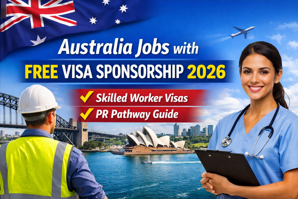 Australia Jobs with Free Visa Sponsorship 2026