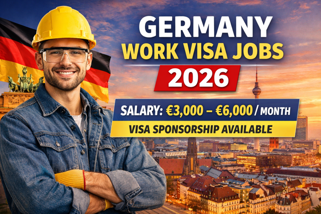 Germany Work Visa Jobs for Foreigners in 2026: Salary, Requirements & Apply Process