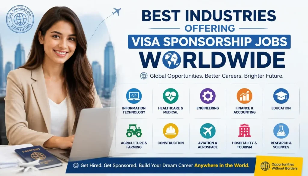 Best Industries Offering Visa Sponsorship Jobs Worldwide